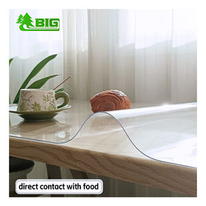 ผ้าปูโต๊ะพลาสติกใสกันน้ำราคาถูก Boligao แบบม้วน สำหรับโต๊ะอาหาร ผ้าคลุมโต๊ะพีวีซีใส ผ้าปูโต๊ะใส - Product Image 4