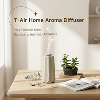 Diffuseur d'arômes portable mini tour, étanche, avec batterie au lithium, machine à parfum, contrôle Bluetooth et poignée en silicone