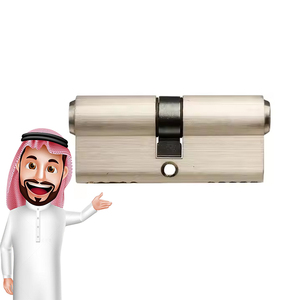 Khóa Dom Xi Lanh Euro Khóa Xi Lanh Cửa Đồng Thau Cổ Tròn An Toàn Bộ Chìa Khóa Xi Lanh Khóa - Product Image 1