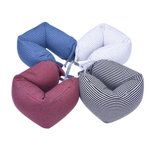 <span class=keywords><strong>2</strong></span>ครอบคลุมไมโครลูกปัดคอสนับสนุนรูปตัวยูหมอนเบาะหลังสำหรับเดินทางเครื่องบินปกหัวเข็มขัดปรับได้ล้างทำความสะอาดได้ - Product Image 1