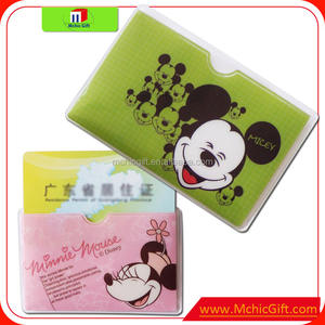 カスタムロゴ防水ソフトプラスチッククレジットカードホルダー<span class=keywords><strong>Atm</strong></span>カードホルダーOft PVC保護カバーIDカードホルダー付き - Product Image 5