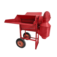 Batteuse portable haute productivité multi-cultures pour blé, riz, orge – Séparation efficace des grains, de la paille et de la balles grâce à un moteur puissant