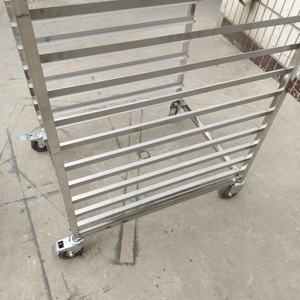 Fabricants personnalisés 6 10 15 16 couches de support pour plateaux de cuisson en aluminium chariot à roulettes supports de boulangerie à vendre - Product Image 5
