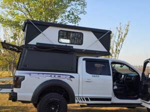 Tente <span class=keywords><strong>de</strong></span> camping-car tout-terrain moderne 4x4 en aluminium, auvent à coque dure et étanche pour camionnette, tente <span class=keywords><strong>de</strong></span> camping <span class=keywords><strong>pliable</strong></span> pour <span class=keywords><strong>2</strong></span> <span class=keywords><strong>personnes</strong></span> - Product Image 2