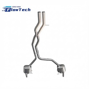 ชุดอัพเกรดท่อไอเสียแคทแบคสมรรถนะสูง 304 SS สำหรับ Audi A8 3.0T - Product Image 1