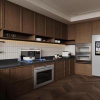 Meubles de cuisine modernes et minimalistes, armoires et vanités en bois sur mesure, ensemble complet de meubles pour la maison, service d'usine OEM/ODM