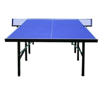 Table de ping-pong Konford personnalisée, support de jeu élégant, MDF peint, pliable, réglable en hauteur, tables de tennis de table avec accessoires