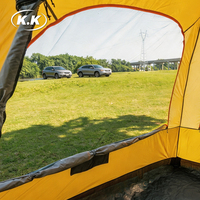 Tente de camping pour voiture SUV Kawagebo Kamp (KK) pour 2 à 4 personnes, installation facile, en polyester, abri pour véhicule, pour le camping familial en plein air