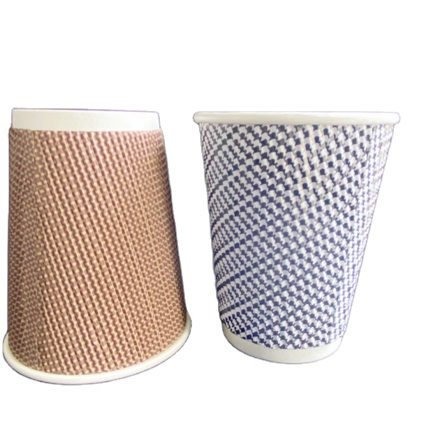 Different Sizes Paper Cup Coffee Packaging 12 oz Black Coffee Paper Cup