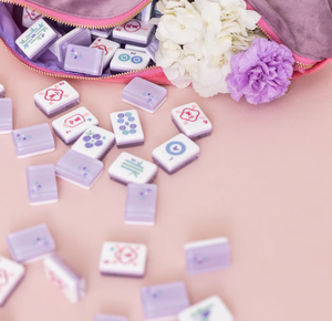 Juego de Mahjong acrílico americano de lujo personalizado 166 160 azulejos viaje Mahjong Singapur Mahjong personalizado Rummy Gme Set - Product Image 4