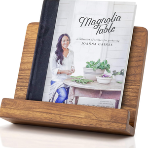 Support de <span class=keywords><strong>livre</strong></span> de cuisine en bois pour votre comptoir de cuisine, support en bois massif qui maintient facilement les livres de cuisine ou les recettes ouverts pour une cuisson pratique - Product Image 1