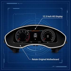 Tableau de bord numérique professionnel de 12,3 pouces pour <span class=keywords><strong>Audi</strong></span> <span class=keywords><strong>A6</strong></span> A7 C7 4G8 2012-2018, écran LCD Full HD, compteur de vitesse - Product Image 3