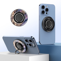 Nouveau design, support de téléphone magnétique rotatif en métal, très populaire et pratique, 360°