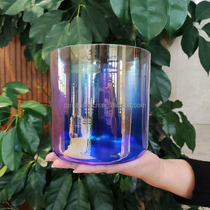 Cuencos Cantores Transparentes Q're, Instrumentos de Sanación con Sonido de Cristal, Juego de Cuencos Cantores de Cristal de Cuarzo de Color Cósmico Claro - Product Image 2