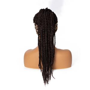 Parrucca Turbante <span class=keywords><strong>con</strong></span> Onde Naturali e Treccia a Tre Fili <span class=keywords><strong>con</strong></span> Stampa Leopardata, Estensione per <span class=keywords><strong>Capelli</strong></span> Dreadlocks Africani, <span class=keywords><strong>Capelli</strong></span> Intrecciati per Vendita Transfrontaliera - Product Image 4