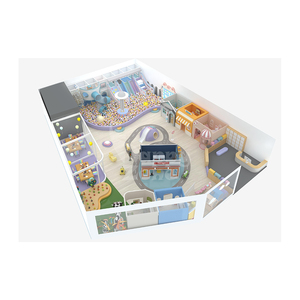 Sala de Juegos Infantil Personalizada, Ciudad en Miniatura con Gasolinera, Taller de Reparación de Autos, Granja y Equipos Interactivos - Product Image 1