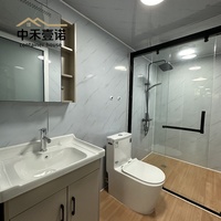 Maisons conteneurs préfabriquées de luxe extensibles en panneaux sandwich avec 2 chambres, design moderne pour usage hôtelier, à vendre