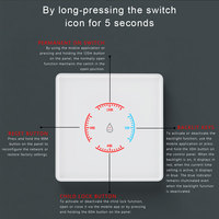 Interruptor Inteligente de Doble Función para Calentador de Agua ECO-NEWLEAF, Programación de Tiempo, 3500W, Panel de Vidrio PC, Control Remoto por Aplicación, Compatible con Alexa y WiFi