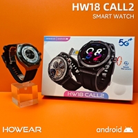 Montre connectée HW18 Call 2 4G avec carte SIM, écran AMOLED 1,43 pouce, 4+64 Go, appels vidéo, Android 8.1, Wi-Fi, GPS, positionnement 4G, caméra intégrée