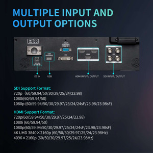 SEETEC P133 PRO จอภาพขนาด 13.3 นิ้ว ความสว่างสูง 1000cd/m ความละเอียด Full HD 1920x1080 แบบพกพา / รองรับ SDI Input ใช้ได้กับงานถ่ายทำ/ใช้งานกลางแจ้ง พร้อมลำโพงในตัวจาก SEETEC - Product Image 5