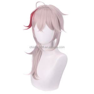 ตัวเอกของเกม Genshin Impact คามูรุ แมนฮะ จากปราสาทอินาสึมะ ทรงผมซามูไร ย้อมสีเหลืองและชมพู <span class=keywords><strong>ไฮ</strong></span><span class=keywords><strong>ไล</strong></span><span class=keywords><strong>ท์</strong></span><span class=keywords><strong>ผม</strong></span>หางม้าเล็ก - Product Image 3