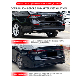 Hot Bán Cho <span class=keywords><strong>Honda</strong></span> <span class=keywords><strong>Accord</strong></span> 2024 <span class=keywords><strong>2025</strong></span> Ban Đầu Surround Kit Sửa Đổi Phía Trước Xẻng Phía Trước Lip Side Váy Đầy Đủ Phía Sau Lip Spoiler - Product Image 5