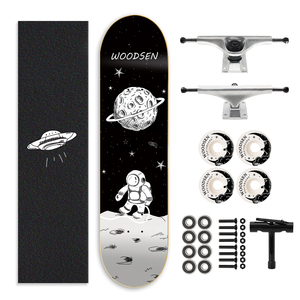 Woodsen Tùy Chỉnh 7-Lớp Maple Gỗ Hoàn Chỉnh Ván Trượt Cho Người Mới Bắt Đầu Điện Ván Trượt Cho Trẻ Em Thanh Thiếu Niên Người Lớn - Product Image 1