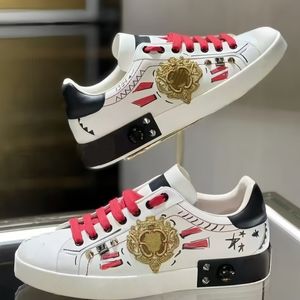 Tendencia 2025 Zapatos de Lujo de Diseñador para Hombre Zapatillas Deportivas de Moda en Piel Genuina Zapatos Casuales para Mujer de Máxima Calidad Estilo para Caminar - Product Image 6