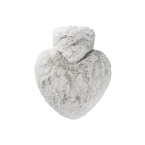 Bouillotte Hugo Frosch en forme de cœur avec housse en fourrure douce 1,8 L - Product Image 1