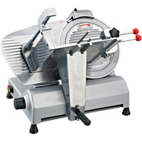 Trancheuse à viande pour hôtel 270W 300ES-12, nouvelle trancheuse à viande électrique commerciale semi-automatique robuste, durable, 12 pouces