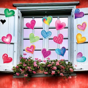 Calcomanías <span class=keywords><strong>de</strong></span> Pared con Forma <span class=keywords><strong>de</strong></span> Corazón, <span class=keywords><strong>Pegatinas</strong></span> <span class=keywords><strong>de</strong></span> Amor para Decoración <span class=keywords><strong>de</strong></span> Fiestas <span class=keywords><strong>de</strong></span> San Valentín, Celebración Romántica <span class=keywords><strong>de</strong></span> Aniversario <span class=keywords><strong>de</strong></span> Bodas, Arte Adhesivo para Pared - Product Image 3