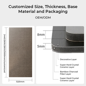 Panneau Mural SPC Étanche 5 x 1200 x 2900 mm pour Décoration Murale d'Hôtel, Intérieur, en Bambou <span class=keywords><strong>Charbon</strong></span> de Bois et PVC - Product Image 3