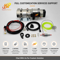Chauffe-eau de moteur de camion 12KW 12V 24V, chauffage au diesel liquide pour stationnement avec télécommande, compact, directement de l'usine