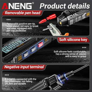 ANENG A3005 Digital Professional Multimeter Stift <span class=keywords><strong>tester</strong></span> AC/DC Spannungs messer Ohm <span class=keywords><strong>Tester</strong></span> Tools Live Zero Line <span class=keywords><strong>Detector</strong></span> Summer - Product Image 5