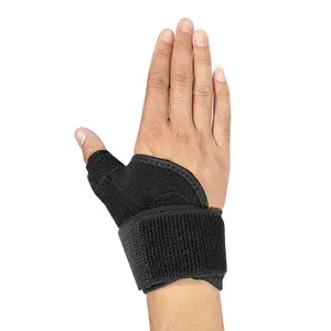 带拇指稳定器的可调节弹性拇指腕托夹板，用于损伤恢复