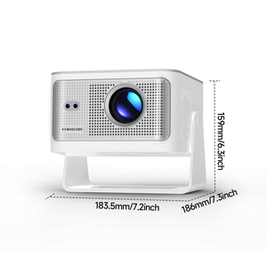 โปรเจคเตอร์พกพา HY350MAX MAGCUBIC Auto 1080P รองรับ 8K WiFi6 BT5.4 หน่วยความจำ 2+16G ระบบ Android14 สำหรับบ้านอัจฉริยะ - Product Image 3