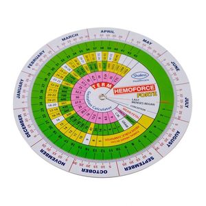 วงล้อคำนวณวันคลอดสำหรับสตรีมีครรภ์ <span class=keywords><strong>BMI</strong></span> พร้อมตลับวัดสัดส่วนสำหรับโปรโมชั่น - Product Image 2