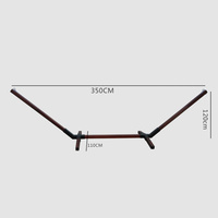 Hamac en toile OEM avec support métallique pliable, hamac de loisirs pour patio avec sac de transport