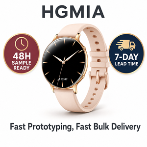 Montre connectée ultra-fine pour femmes M201, écran AMOLED de 1,32 pouce, suivi du cycle, fréquence cardiaque, oxygène sanguin, IP68, OEM, ODM, logo personnalisé - Product Image 2