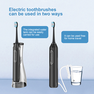 Cepillo de dientes eléctrico profesional 3 en 1 con hilo dental de agua-IPX7, irrigador oral inalámbrico para uso doméstico, blanqueamiento y cuidado de las encías - Product Image 2