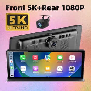 กล้องติดรถยนต์อเนกประสงค์ขนาด <span class=keywords><strong>11.3</strong></span> นิ้ว 4K สำหรับการสำรวจบนท้องถนน พร้อมจอแสดงผลตรงกลาง รองรับ CarPlay และ Android Auto กล้องมองหลัง บลูทูธ WIFI และ AV - Product Image 1
