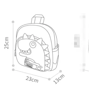 Deli AB5783 Kindergarten school bags boys girls go to school, boys and girls are anti-lost small backpacks beautiful new cute high quality