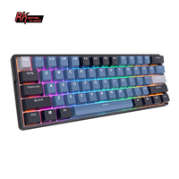 Royal Kludge Rk61 Plus 60% Keyboard Gaming Nirkabel Keycaps Kustom Rgb Backlit Mini Keyboard Mekanik Diy Hot Swap Teclado Gamer