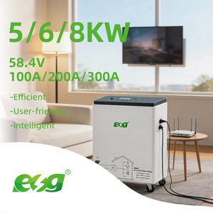 ระบบจัดเก็บพลังงานออลอินวัน ESG แบตเตอรี่ลิเธียม 2kW/2.5kWh ชาร์จพลังงานแสงอาทิตย์ คลื่นไซน์บริสุทธิ์ - Product Image 2