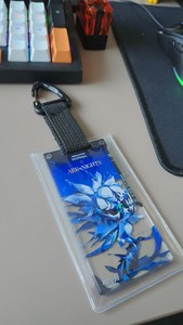 Porta Tarjetas con Gancho Transparente, Protector de Pases para Eventos de Anime y <span class=keywords><strong>Arknights</strong></span>, Insignia Acrílica Personalizable - Product Image 6