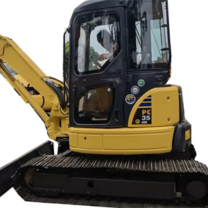 Mini pelle hydraulique Komatsu PC35 de 3.5 tonnes d'occasion avec pompe à engrenages à moteur Cummins-Modèle 2015 en stock - Product Image 1