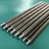 Juego de tornillos de tracción Tr10x2 Tr10x3 Tr10x4, acero C45 / S45C / 1045, con tuerca de POM/bronce, para movimiento lineal, OEM