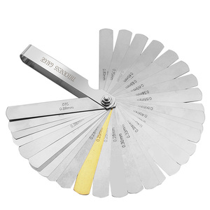 Metric Độ dày cảm biến đo 32 Blades Set tappet với khoảng cách đo công cụ phạm vi 0.04 mét 0.88 mét van xe máy đo lường - Product Image 2