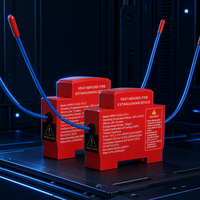 Boîtier de distribution automatique d'aérosol incendie sur rail DIN, personnalisable, 12V 1A, 6 prises, usage industriel