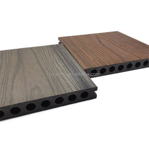 Wpc 테라스 Wpc 바닥재 방수 야외 복합 데크 미끄럼 방지 공동 압출 데크 - Product Image 3